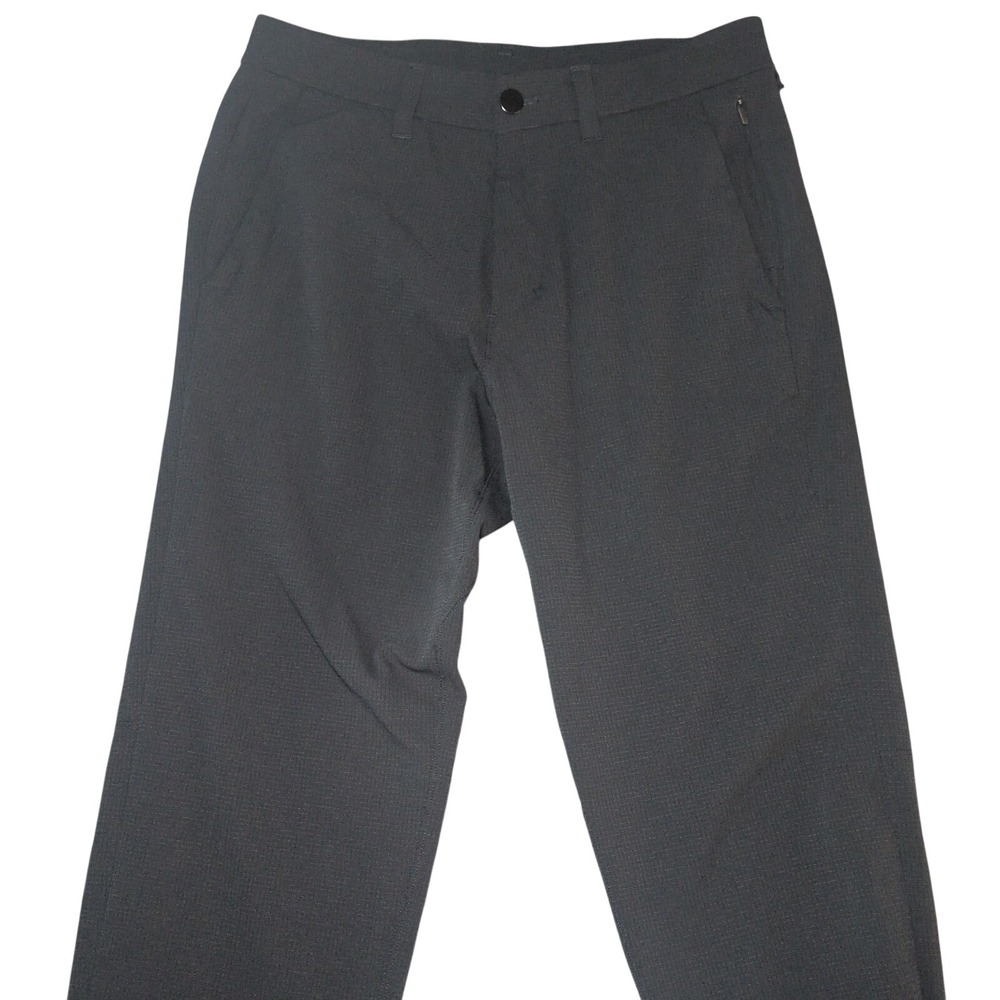 Lululemon Commission Pant Slim Warpstreme 28 Mens 29x30 Grey Chino Golf Trousers